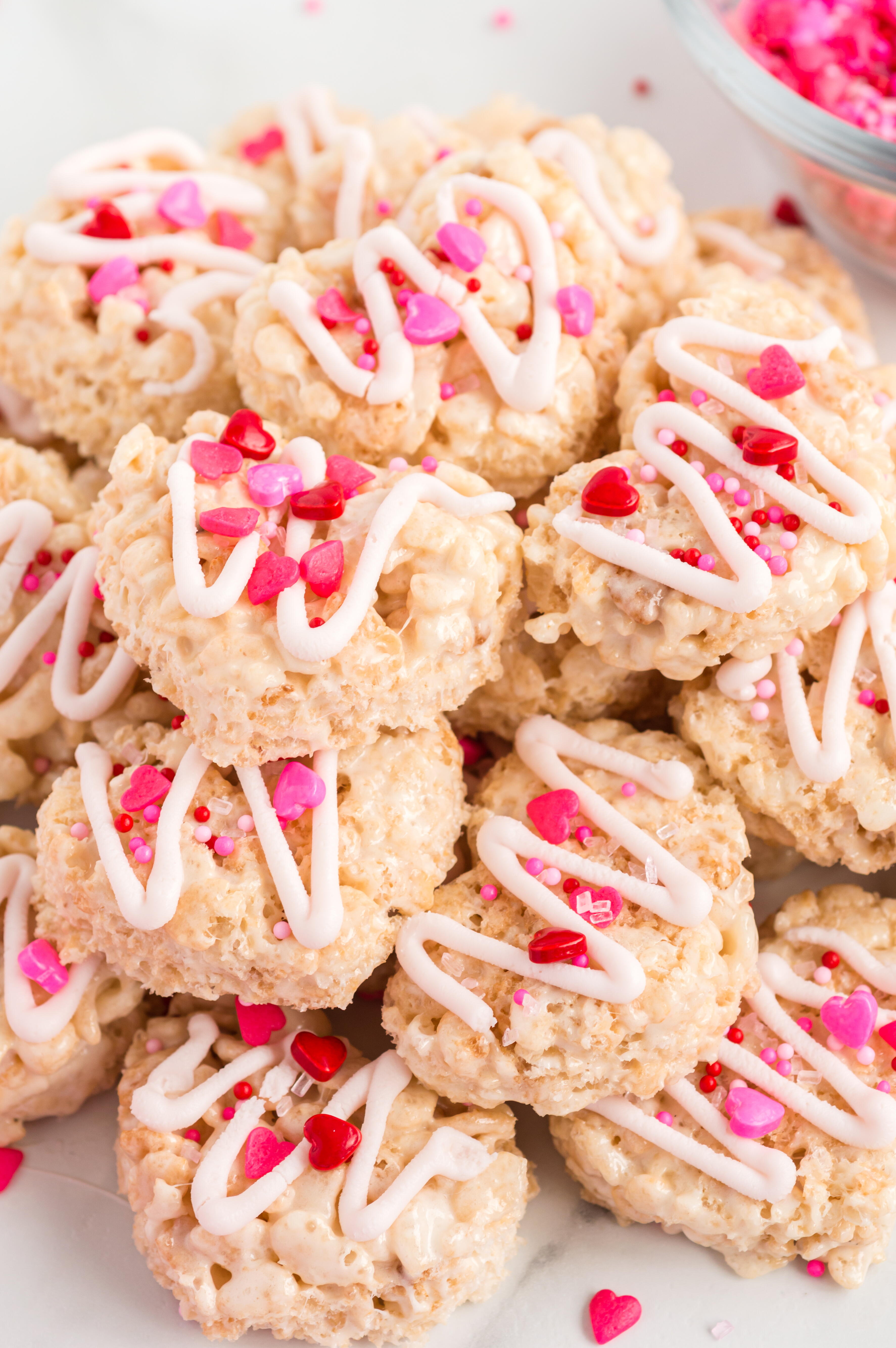 Valentine #39 s Rice Krispie Treats FaveSouthernRecipes com Valentine #39 s Rice Krispie Treats FaveSouthernRecipes com