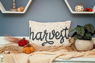 Harvest Crochet Pillow Cover Free Pattern