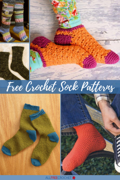 32 Free Crochet Sock Patterns | AllFreeCrochet.com