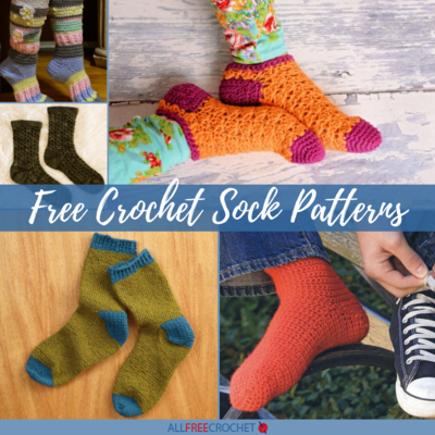 Crochet Slippers and Sock Patterns | AllFreeCrochet.com