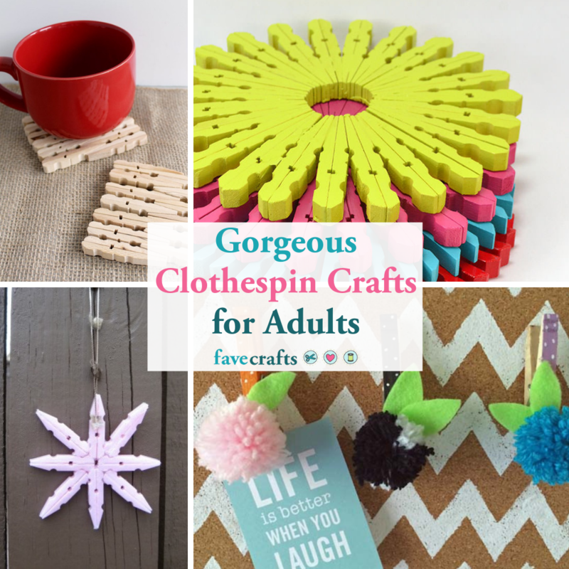 21 Gorgeous Clothespin Crafts For Adults 3228