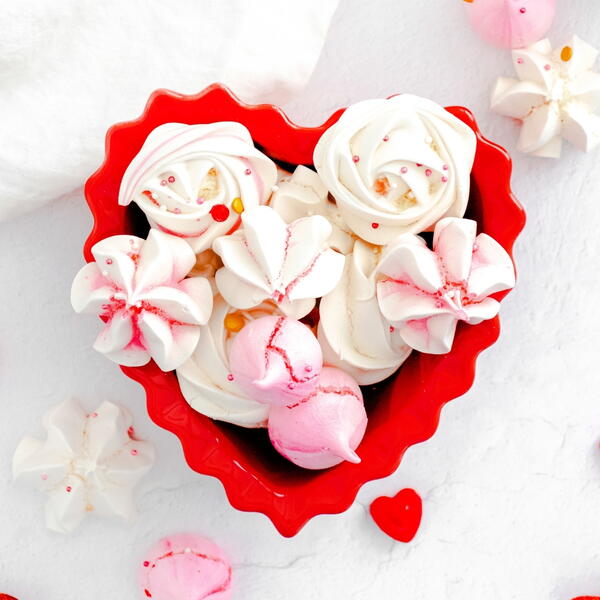 Valentine's Day Meringue Cookies