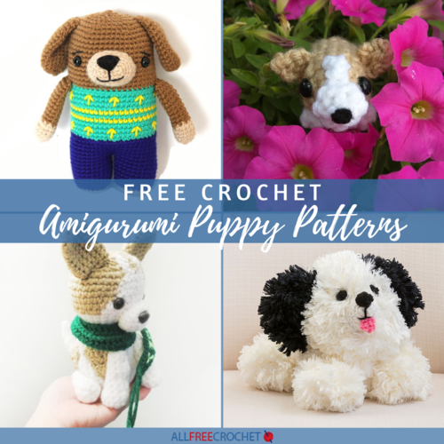 15 Free Amigurumi Puppy Crochet Patterns