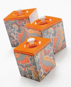 Decoupaged Canister Set
