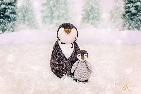 Newborn Penguin Crochet Outfit