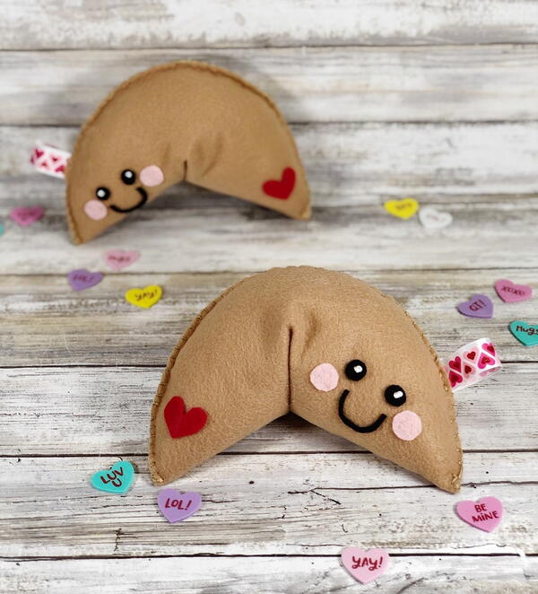 Kawaii Fortune Cookie Valentines