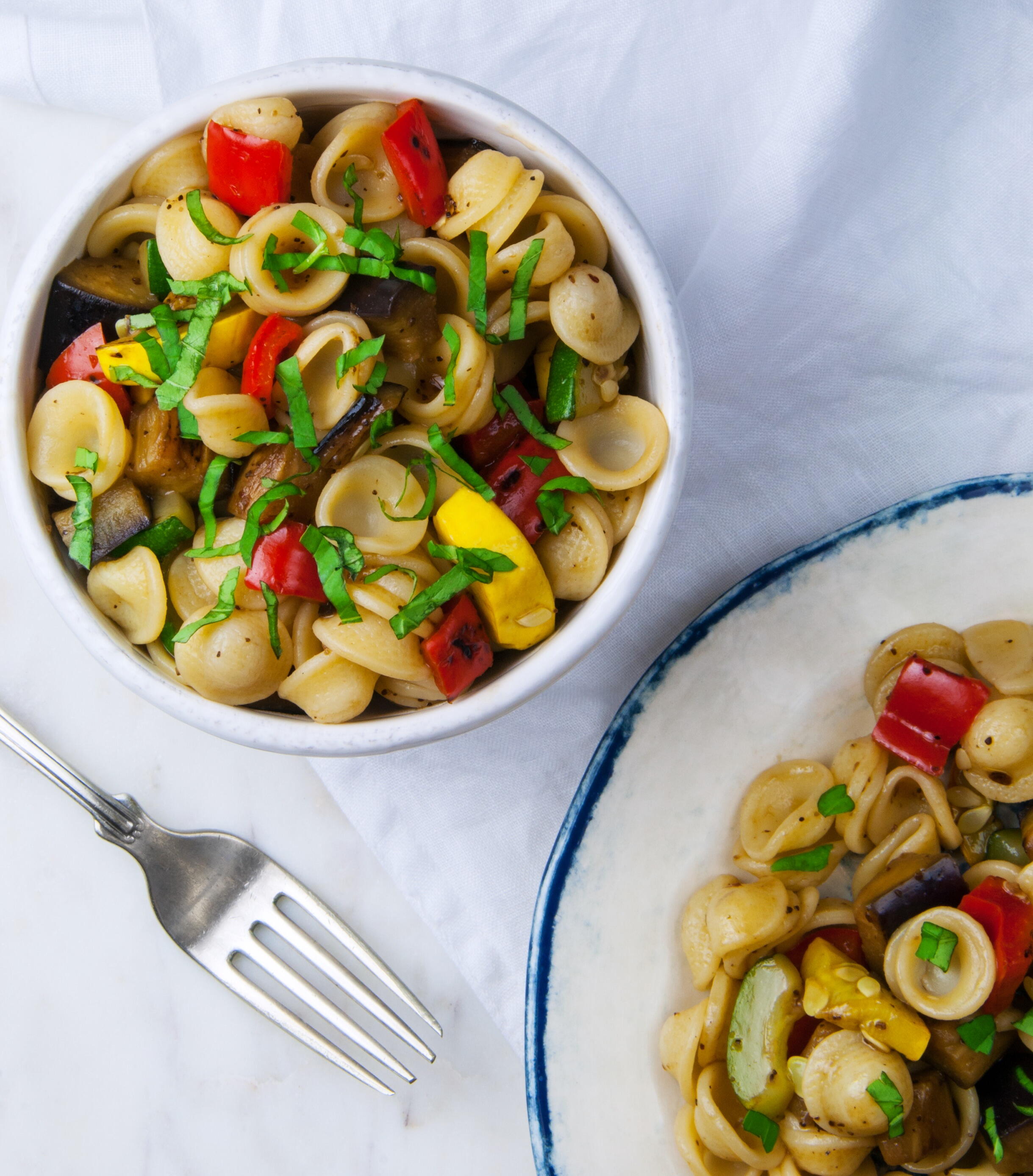 Balsamic and Basil Pasta Salad