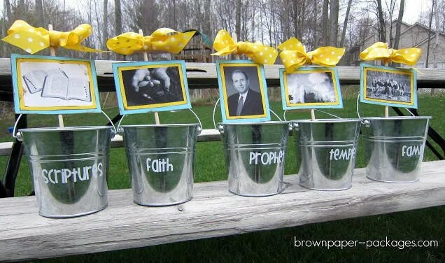 Religious Conference DIY Candy Buckets