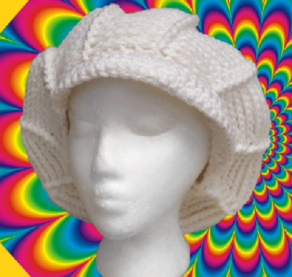 Funky Crochet 70s Applejack Hat