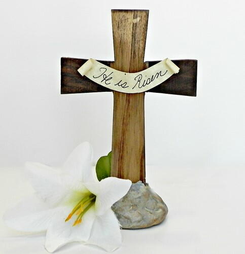Easter Cross DIY Centerpiece