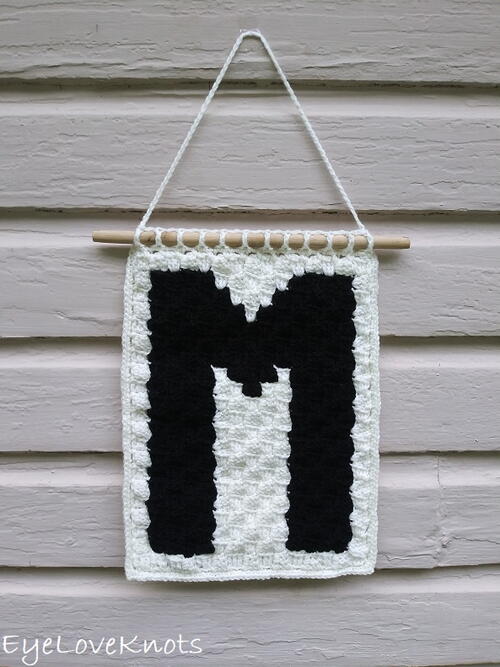 C2c Alphabet Wall Hanging