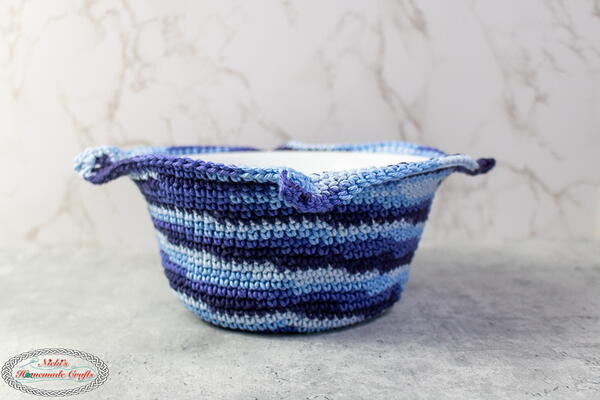 Large Crochet Bowl