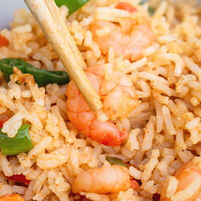 Fried Rice With Shrimps