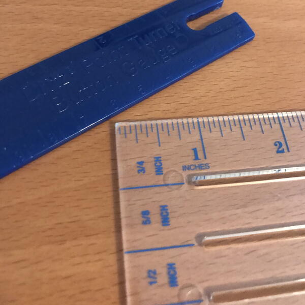 Image shows sewing rulers.