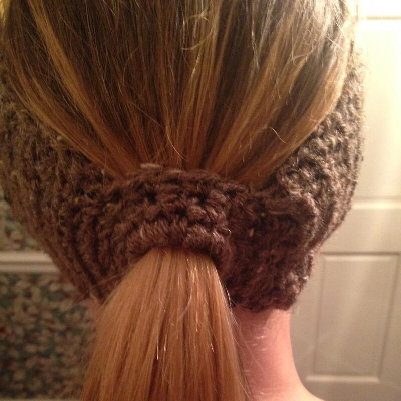 Basic Ponytail Headband Earwarmer AllFreeCrochet Com