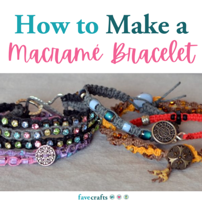 Making 2025 macrame bracelets