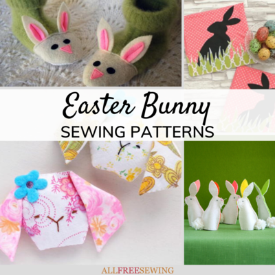 35+ Easter Bunny Sewing Patterns | AllFreeSewing.com