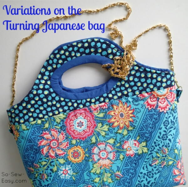 Turning Japanese Bag Free Sewing Tutorial