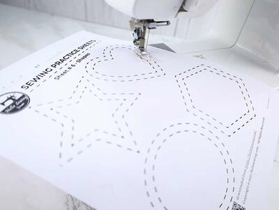Printable Sewing Practice Sheets