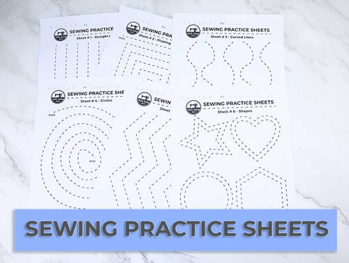 Sewing Practice Sheets AllFreeKidsCrafts Com