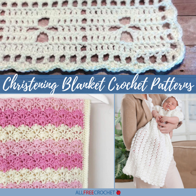 17+ Free Crochet Patterns for Christening Blankets | AllFreeCrochet.com