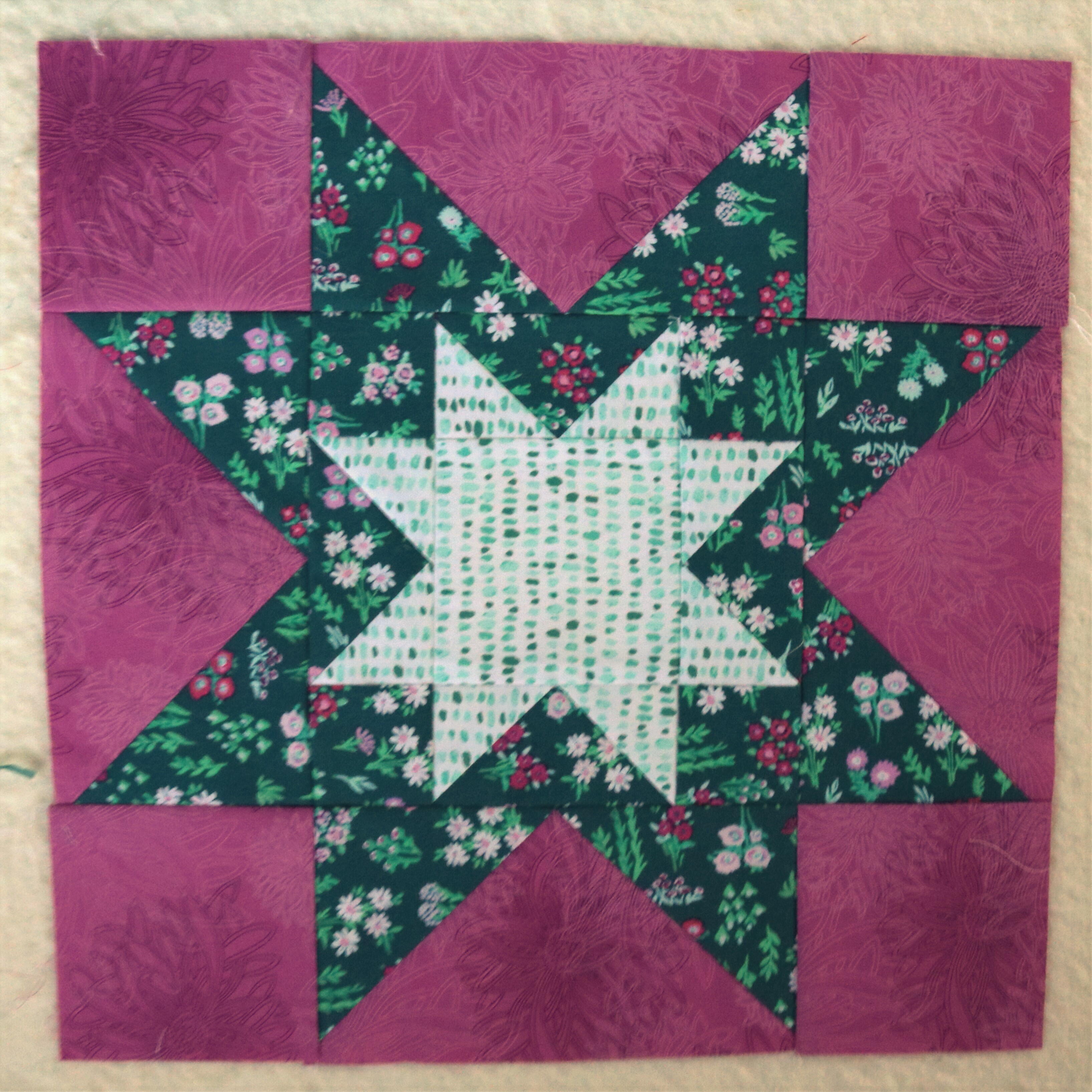 Rising Star Quilt Block