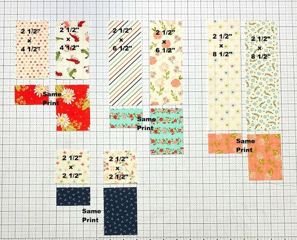 Stacked Squares Quilt Block Pattern | FaveQuilts.com