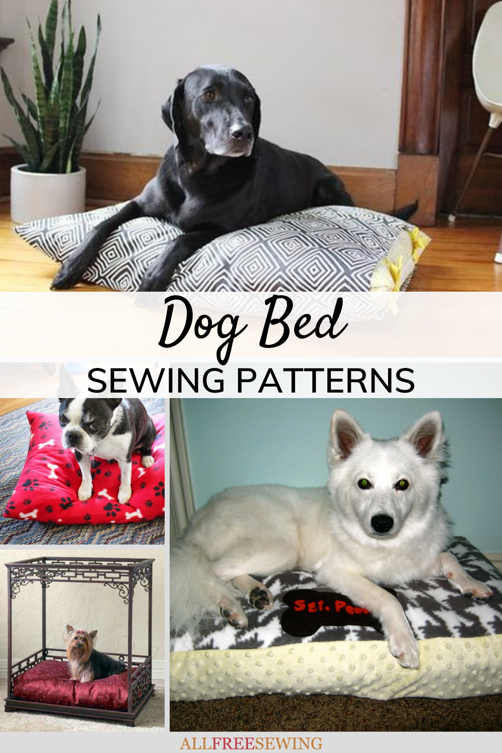 10 Free Dog Bed Patterns Printable Patterns AllFreeSewing Com