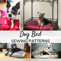 10 Free Dog Bed Patterns (Printable Patterns)