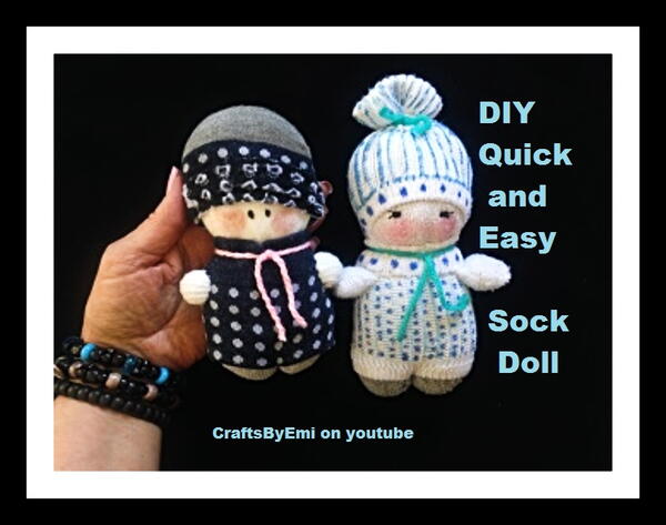 Diy Sock Doll 