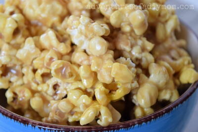 Soft And Chewy Caramel Popcorn