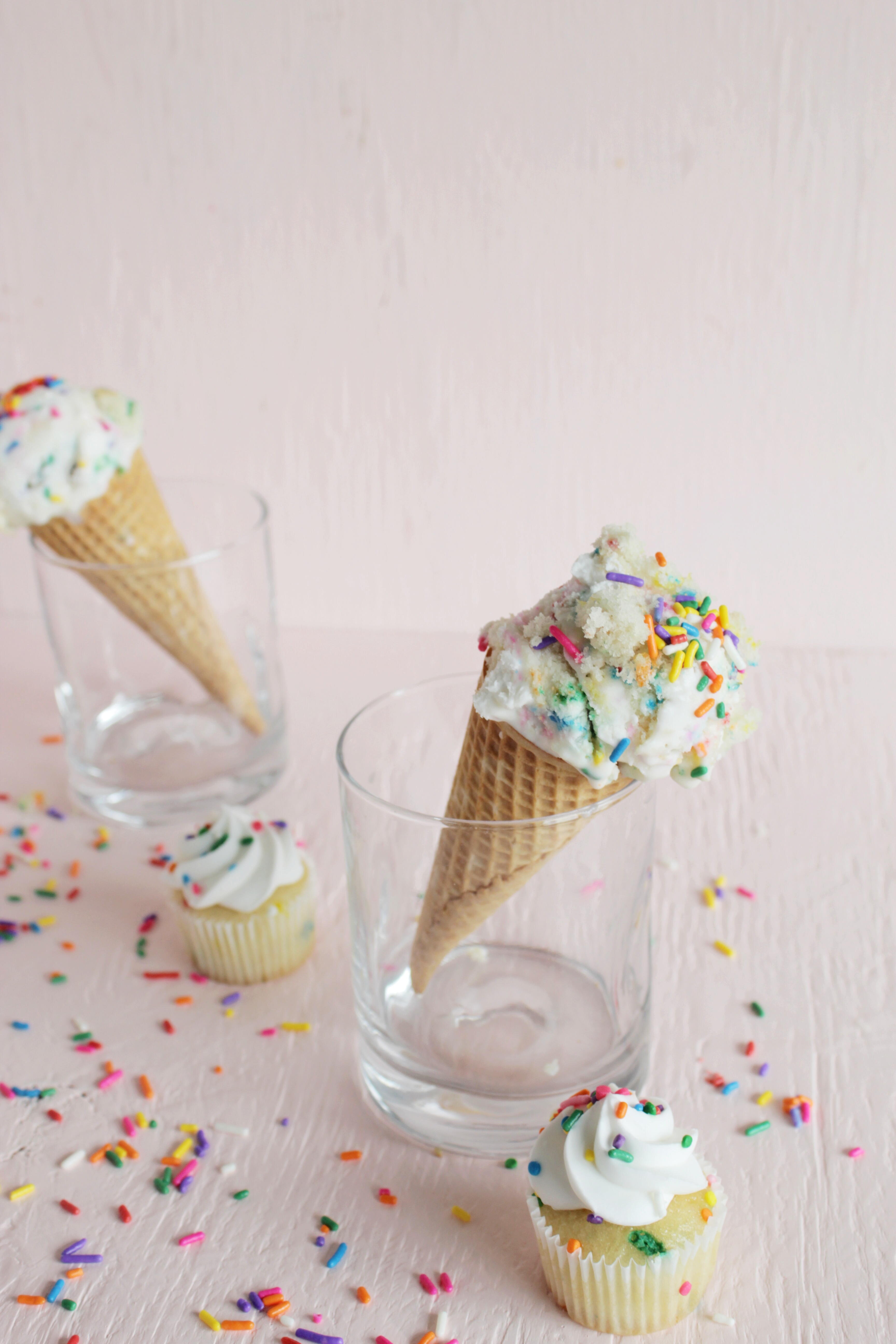 Birthday Cake Ice Cream | FaveHealthyRecipes.com