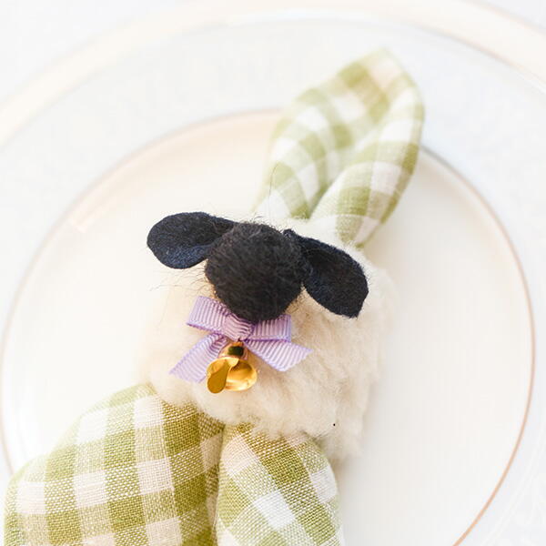 Diy Easter Sheep Napkin Rings