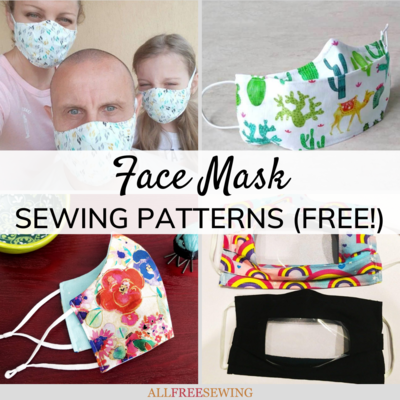 25 Patterns for Face Masks