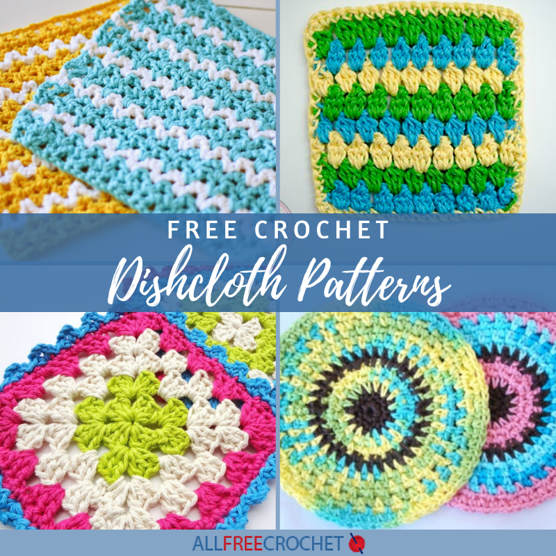 Apples Crochet top Kitchen Dish Towels 
