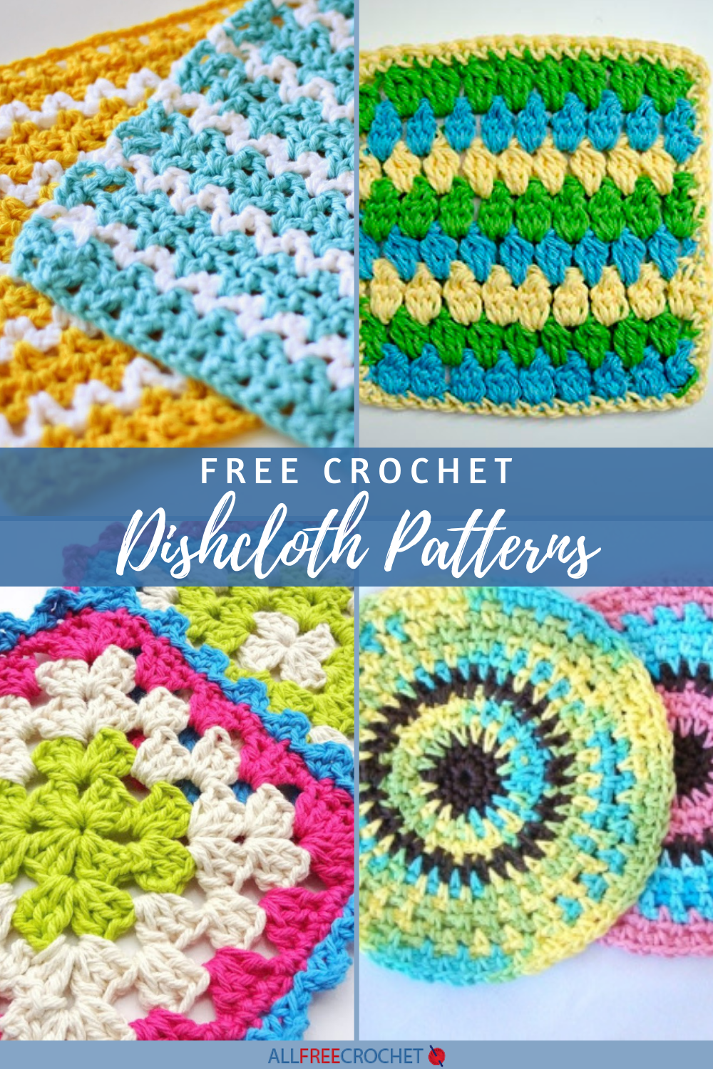 47 Free Crochet Dishcloth Patterns | AllFreeCrochet.com 47 Free Crochet Dishcloth Patterns | AllFreeCrochet.com