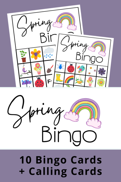 Free Printable Spring Bingo Cards For Kids