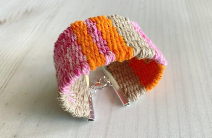 Diy Woven Cuff Bracelet Favecrafts