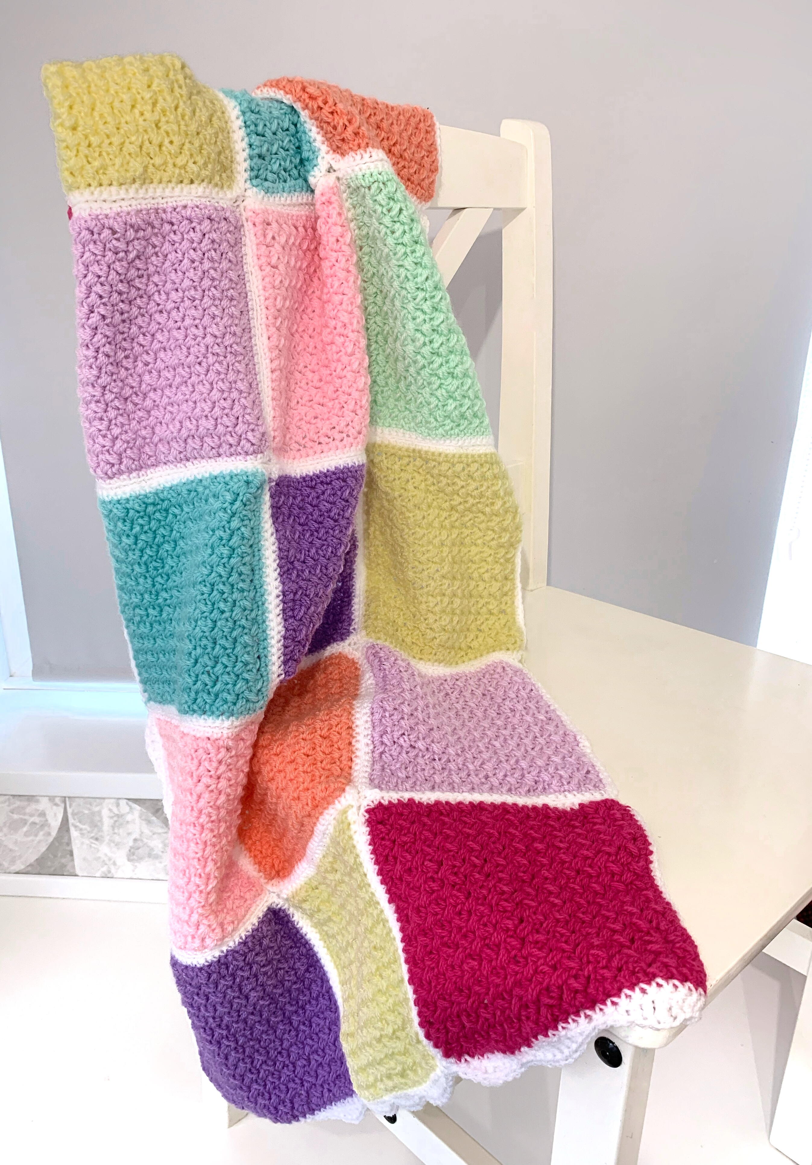 Crochet elizabeth stitch baby blanket pattern hot sale