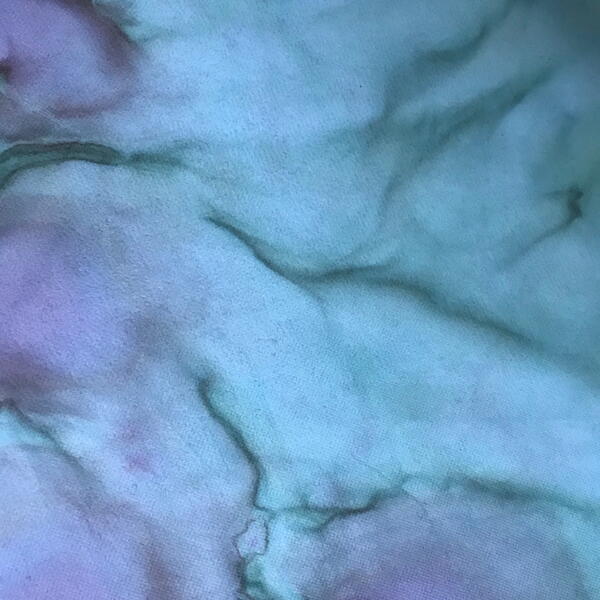 Tie-Dyed Sheer Polyester Fabric