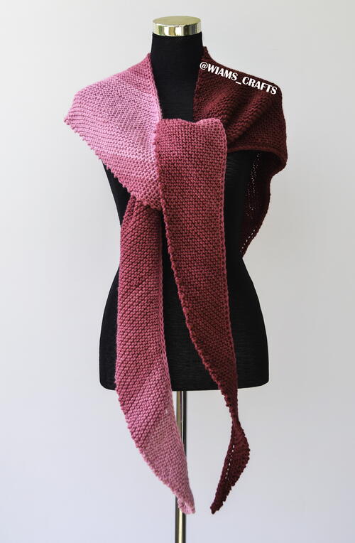 Hyacinth Shawlette