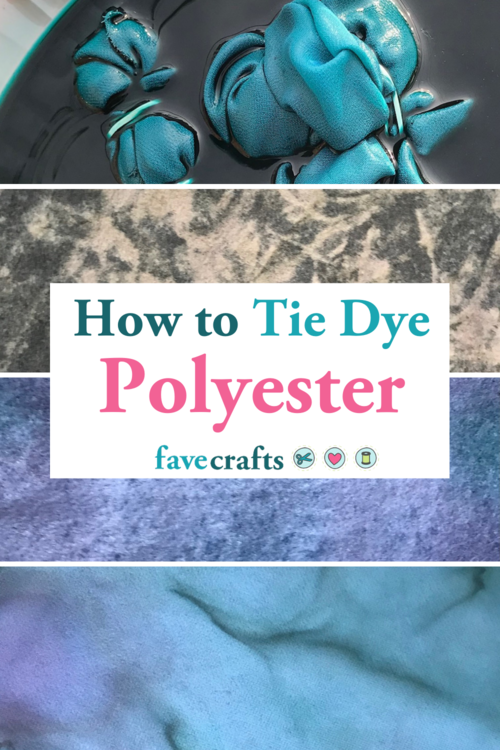 How to Tie Dye Polyester