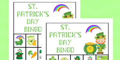 Free Printable St. Patrick’s Day Bingo Game