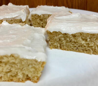 White Velvet Cake With Vanilla Buttercream