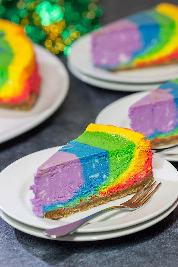 Rainbow Cheesecake