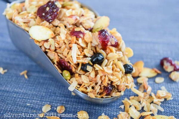 Homemade Granola In The Slow Cooker