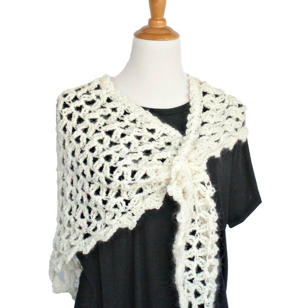 Parisian Hug Wrap Shawl | AllFreeCrochet.com