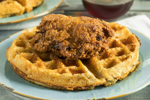 Best Homemade Southern Fried Chicken And Waffles