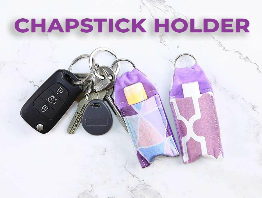 Chapstick Holder Keychain Diy