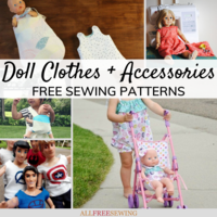 46+ Free Doll Clothes Patterns (and DIY Accessories)